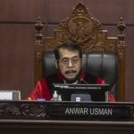 Anwar Usman Ketua Mahkamah Konstitusi.