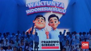Survei: Elektabilitas Capres dan Cawapres di Pulau Jawa Prabowo-Gibran Unggul Sementara