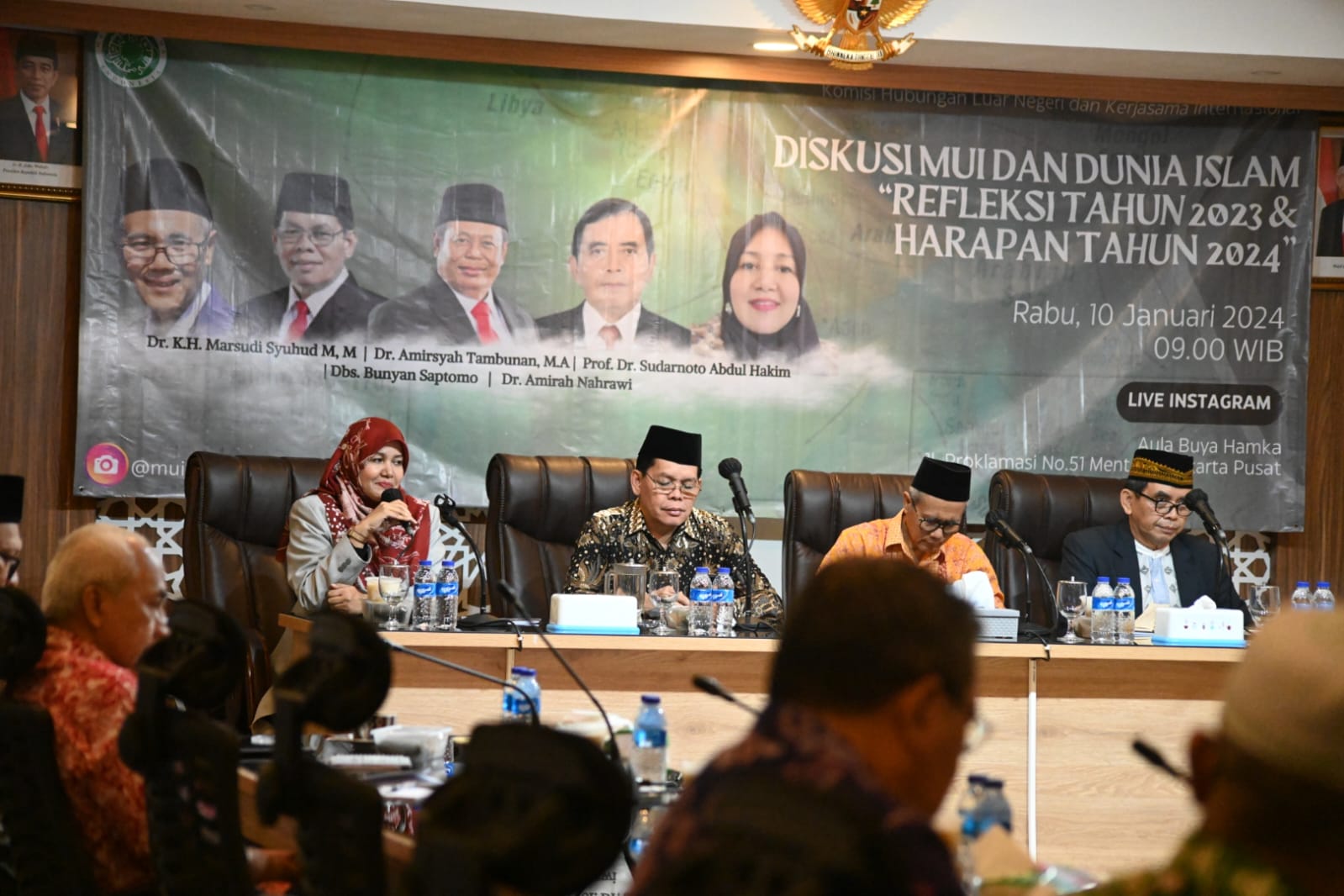 Agenda Diskusi Mui dan Dunia Islam Refleksi Tahun 2024. (FOTO : MUI)