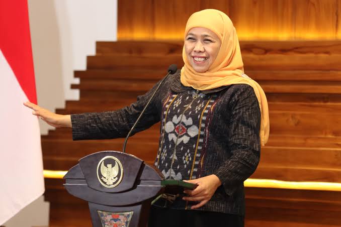 Khofifah Indar Parawansa Dukung Prabowo Gibran. (FOTO : Antara)