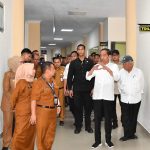 Presiden Jokowi Tinjau Pelayanan Dan Fasilitas Kesehatan Di RSUD Toto Kabila Gorontalo.