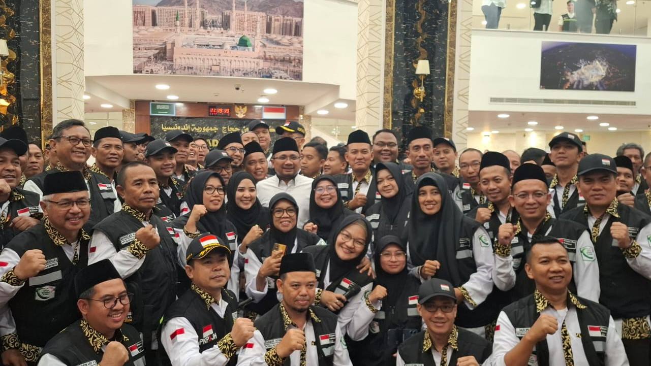 Menag bersama PPIH 2024