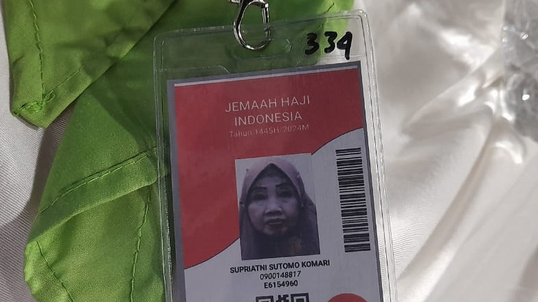 Kalung ID Card Jemaah Haji Indonesia Tahun 1445 H/2024 M