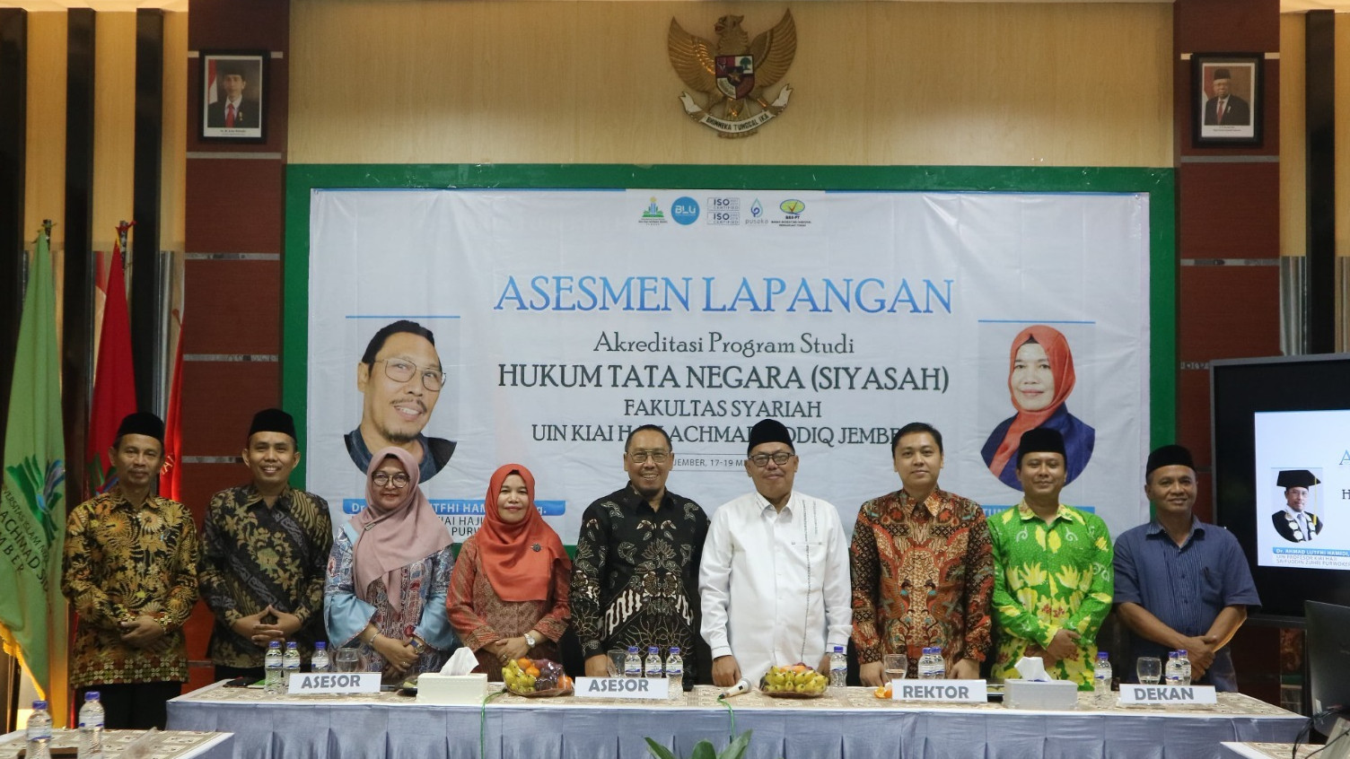 Pembukaan Asesmen Lapangan Pprodi Studi Hukum Tata Negara UIN KHAS Jember.
