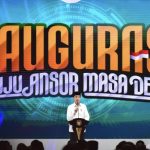 Presiden Joko Widodo menghadiri acara Inaugurasi Menuju Ansor Masa Depan yang diselenggarakan di Istora Senayan, Jakarta, pada Senin, 27 Mei 2024. Foto: BPMI Setpres/Vico