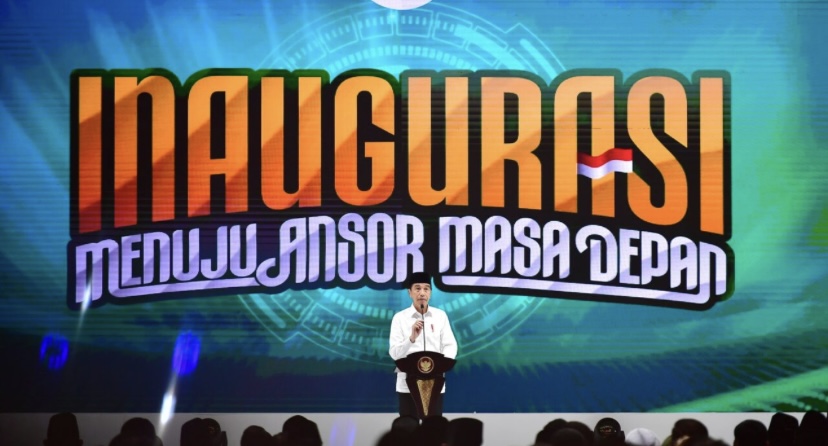 Presiden Joko Widodo menghadiri acara Inaugurasi Menuju Ansor Masa Depan yang diselenggarakan di Istora Senayan, Jakarta, pada Senin, 27 Mei 2024. Foto: BPMI Setpres/Vico