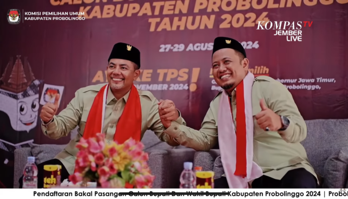 Pilkada Probolinggo: Gus Haris dan Ra Fahmi Resmi Mendaftar ke KPU
