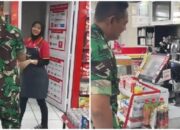 Viral, Seorang Anggota TNI Memberi Kejutan pada Anaknya yang Kerja di Minimarket