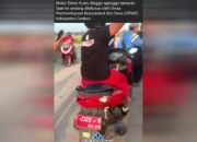 Viral, Motor Plat Merah Diduga Digunakan Tawuran di Cirebon