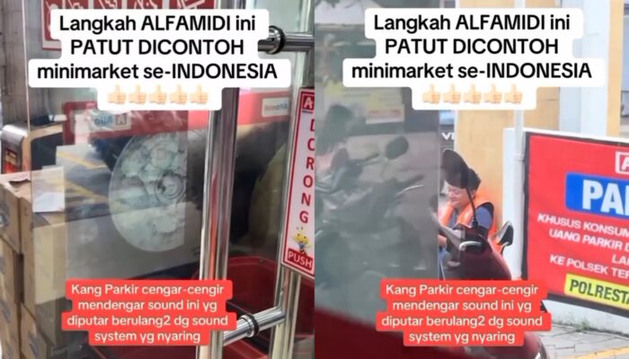 Viral, Minimarket Bikin Pengumuman Parkir Liar dari Pengeras Suara, Juru Parkir Senyum-senyum