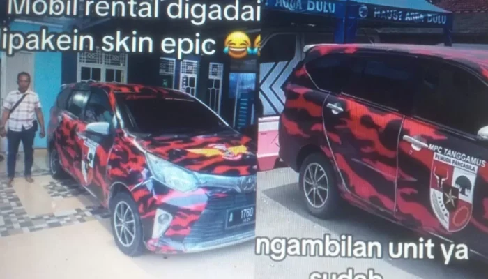 Pemilik Rental Kaget Mobilnya Berubah Warna Loreng ala Ormas, Sempat Dimintai Tebusan 35 Juta