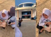 Viral, Mahasiswi Histeri Gegara Motornya Hilang di Parkiran Persputakaan