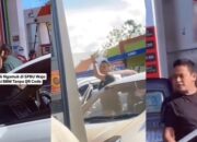 Viral, Pengemudi Ngamuk Acungkan Sajam di SPBU karena Tak Boleh Isi BBM Tanpa QR Code 
