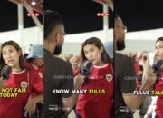 Viral Video Wanita Suporter Indonesia saat Diwawancara Media Asing Setelah Lawan Bahrain: Wasit Fulus 
