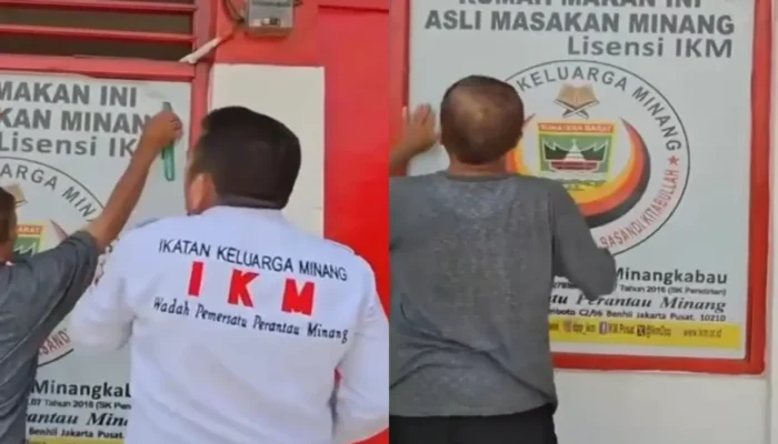 Viral, Pemasangan Stiker Lisensi untuk Rumah Makan Padang Dipertanyakan Manfaatnya