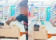 Detik-detik Bocah Terekam Mencuri Segepok Uang di Kasir Minimarket