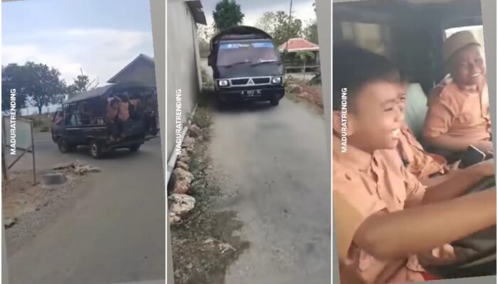 Viral, Bocah SD di Pamekasan Nyopir Pikap Bawa Rombongan