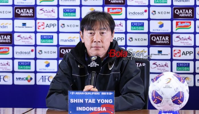 Jelang Hadapi Jepang, Pesan Shin Tae-yong ke Pemain: Tak Usah Gentar, Enjoy dan Fokus