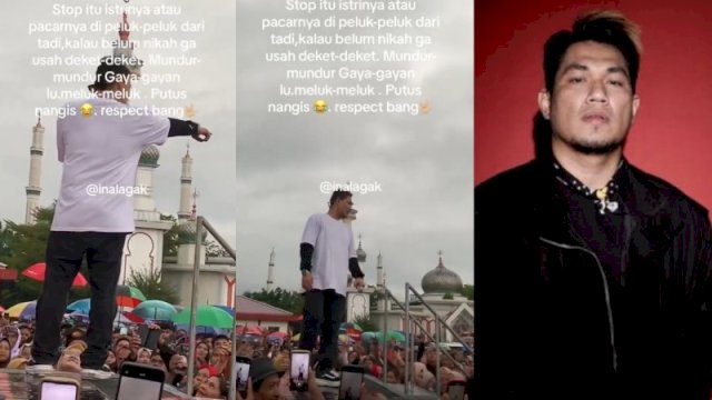 Viral, Penonton Aksi Berpelukan Mesra, Rizal Armada Tegur: Istrinya atau Bukan?