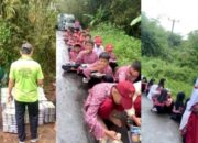 Akses ke Sekolah Sulit Gegara Hujan, Video Siswa Makan Bergizi Gratis di Pinggir Jalan Viral