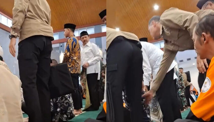 Viral, Paspampres Gibran Usir Shaf Depan Jamaah di Masjid, Netizen: Itu Rumah Allah Semua Sama 