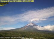 Baru 3 Hari Dibuka, Gunung Semeru Alami Erupsi 5 Kali, Ini Himbauannya