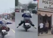 Aksi Emak-emak Freestyle Motor Viral di Media Sosial