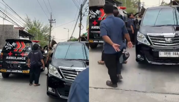 Viral, Sopir Ambulans dan Alphard Cekcok di Jalan, Polisi Jelaskan Kronologi
