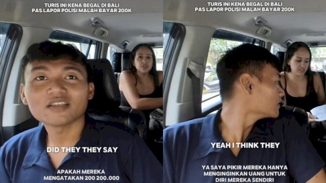 Viral, WNA Kolumbia Korban Begal di Bali, Lapor Polisi Diminta Bayar 200 Ribu
