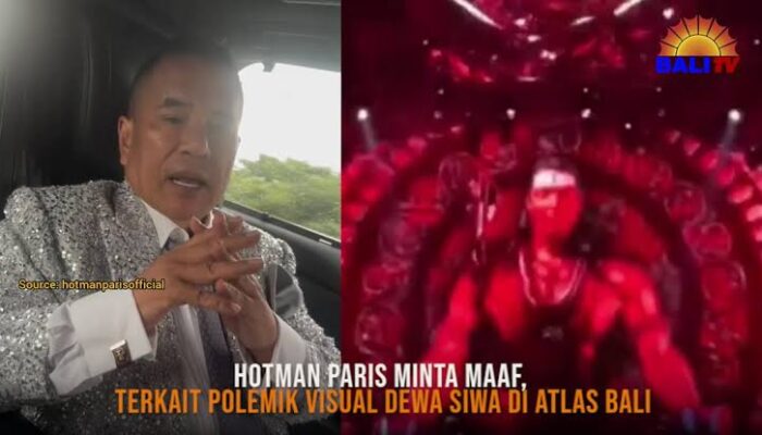Visual Dewa Siwa di Musik DJ Atlas, Hotman Paris Minta Maaf