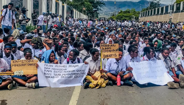 Demo Siswa Papua Tolak MBG Alami Kekerasan, Amnesty International: Pelanggaran HAM