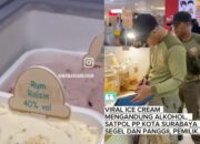 Viral Es Krim Beralkohol 40 Persen di Surabaya