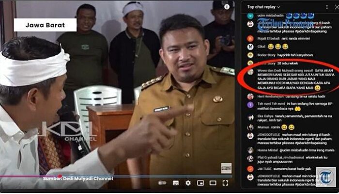 Dedi Mulyadi Mendapat Ancaman Pembunuhan: Risiko Pemimpin dan Saya Akan Lebih Berhati-hati