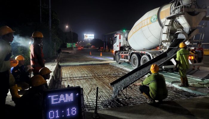 Tingkatkan Kualitas Jalan Tol dan Keamanan Berkendara, Jasa Marga Lanjutkan Rekonstruksi Perkerasan di Ruas Tol Sedyatmo