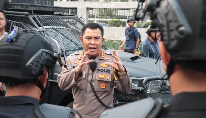 Ribuan Polisi Diterjunkan Amankan Aksi Demo Ojol Hari Ini