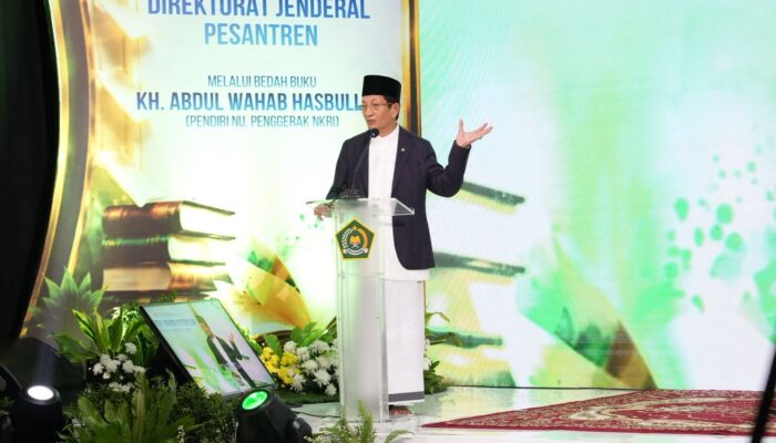 Angkat Keteladanan KH. Wahab Hasbullah, Menag Dorong Pesantren Cetak Leader Sekaligus Manager